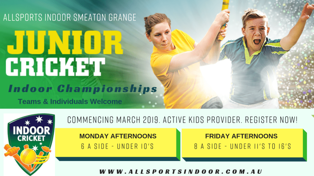 Junior Indoor Cricket Championships Allsports Indoor Smeaton Grange